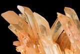 Tangerine Quartz Crystal Cluster - Madagascar #156956-2